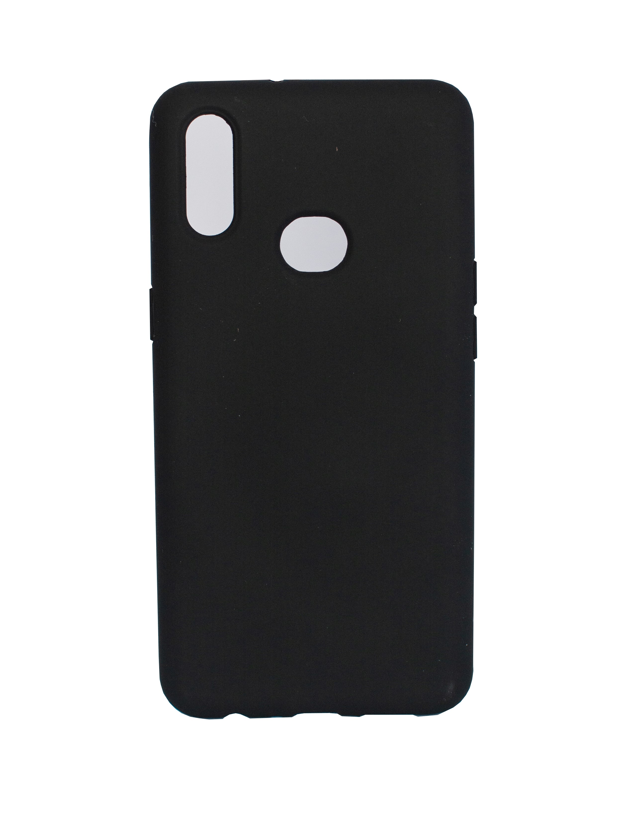 Protectores para celular  para Samsung  A10S Funda de silicona con felpa Negro